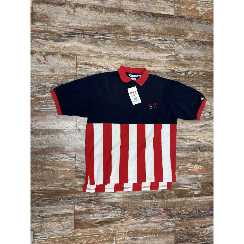 Vintage Atlanta 1996 Olympics Champion Polo Shirt Size XL New *See Info* USA